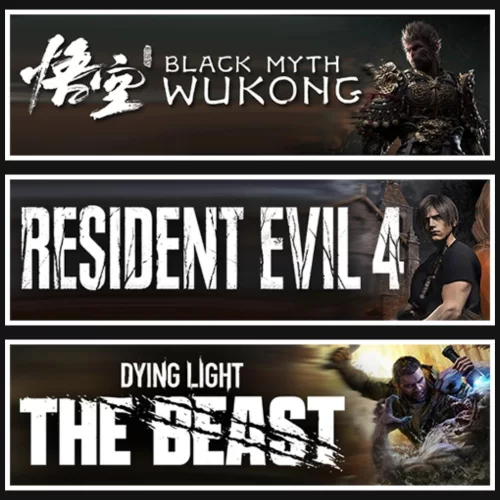 Black Myth Wukong +Resident Evil 4 +The Beast